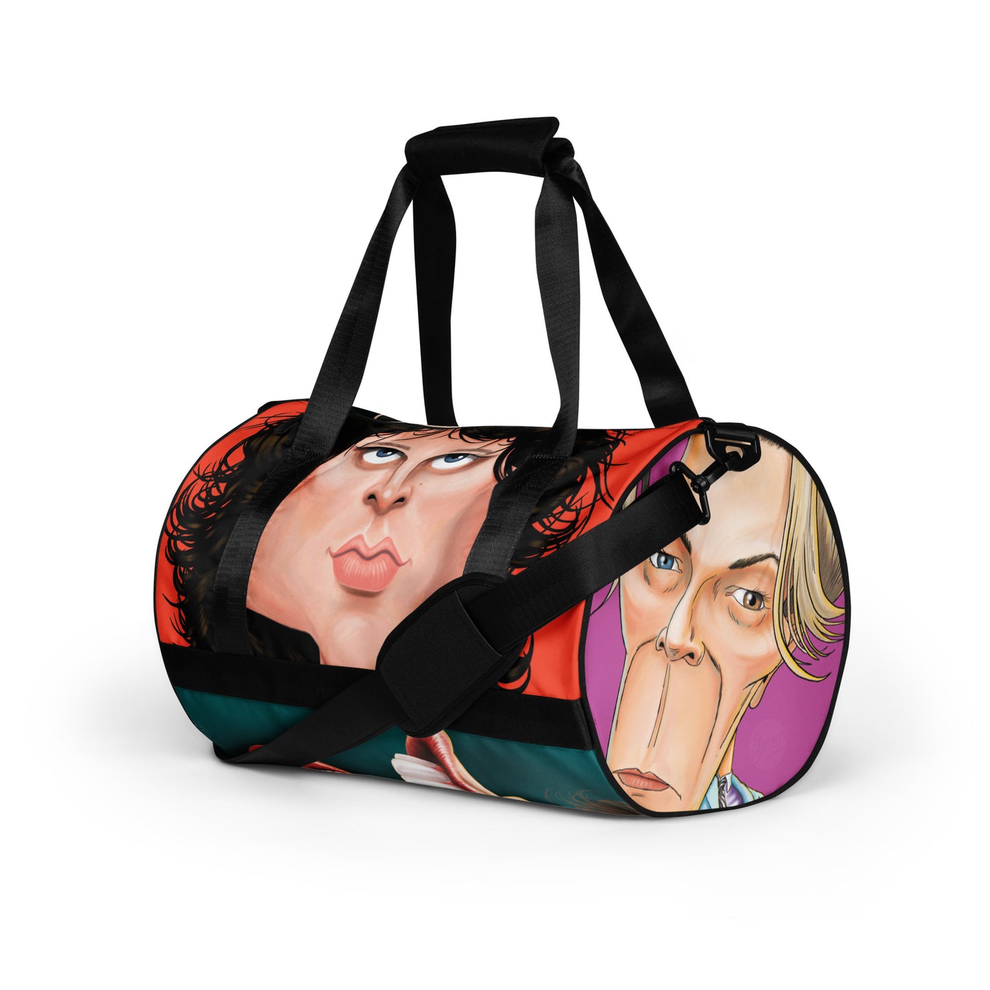 Gym bag - Jim, Tim, Elvis, Bowie, Jagger by Darren Green