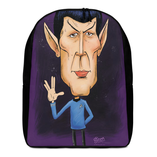 Water Resistant Backpack - Spock by Darren Green