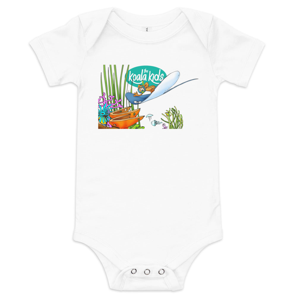 Baby short sleeve one piece Koala Kids Reef flyer