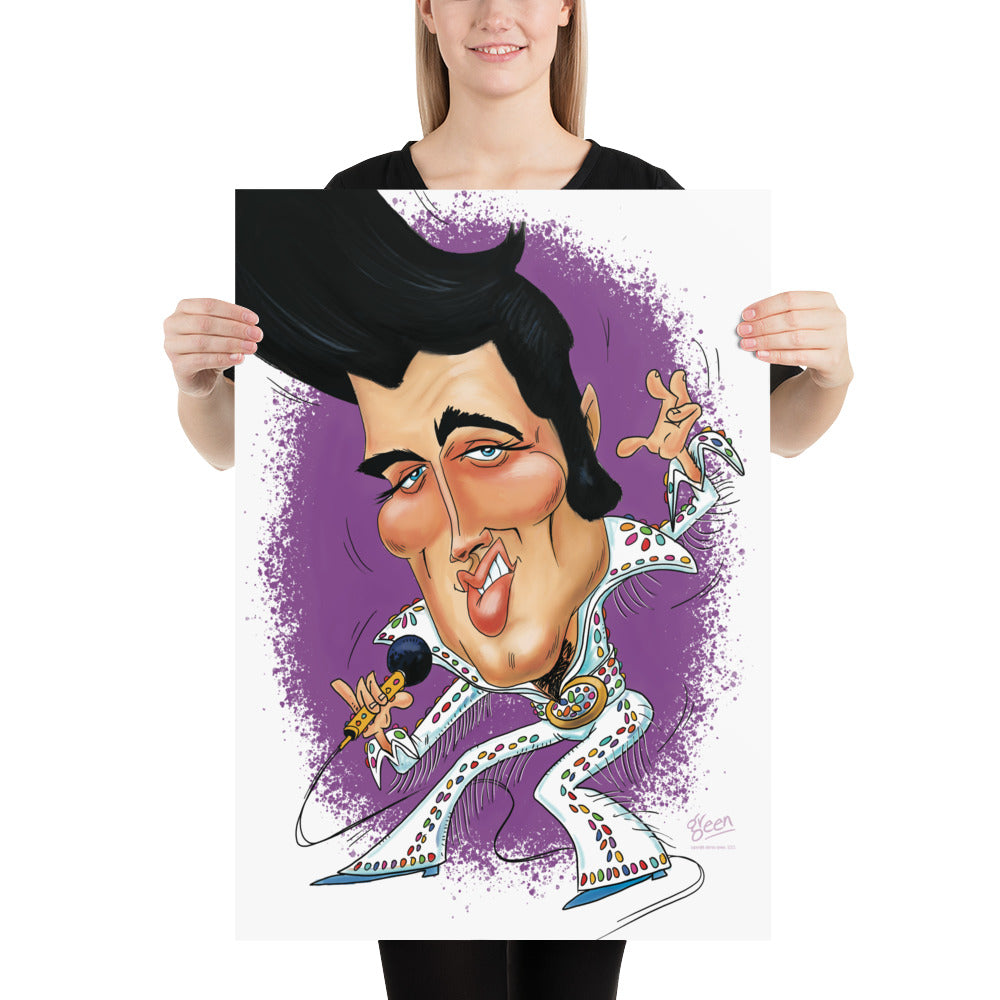 Full Colour Poster - 'Elvis' by Darren Green