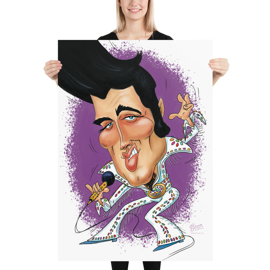 Full Colour Poster - 'Elvis' by Darren Green