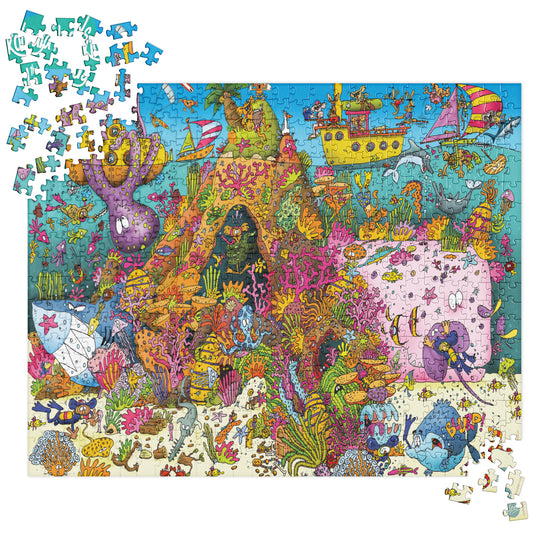 Jigsaw puzzle ( 520 Pieces) Koala Kids Barrier Reef Adventure by Darren Green - This product is available in US only.