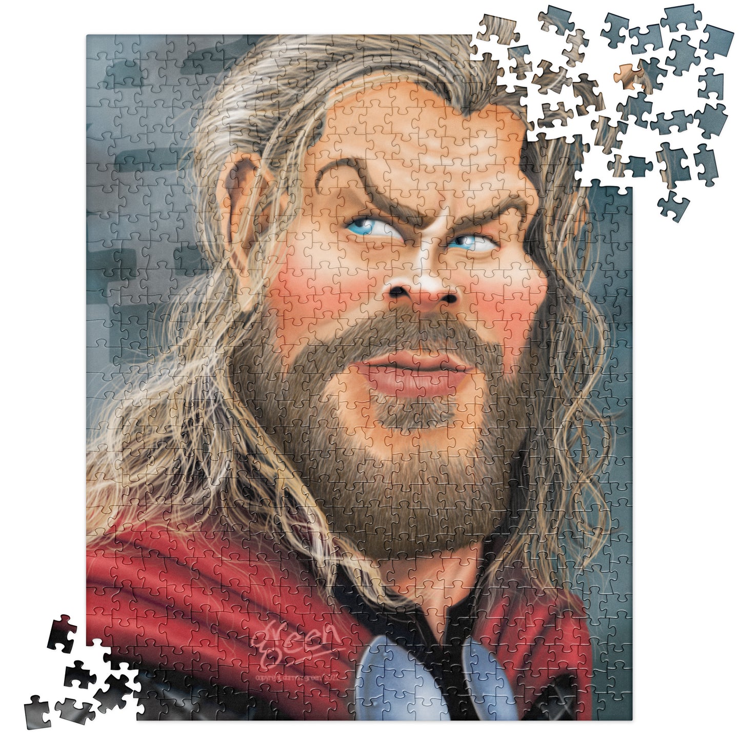 Jigsaw puzzle ( 520 Pieces) THOR by Darren Green - This product is available in US only.