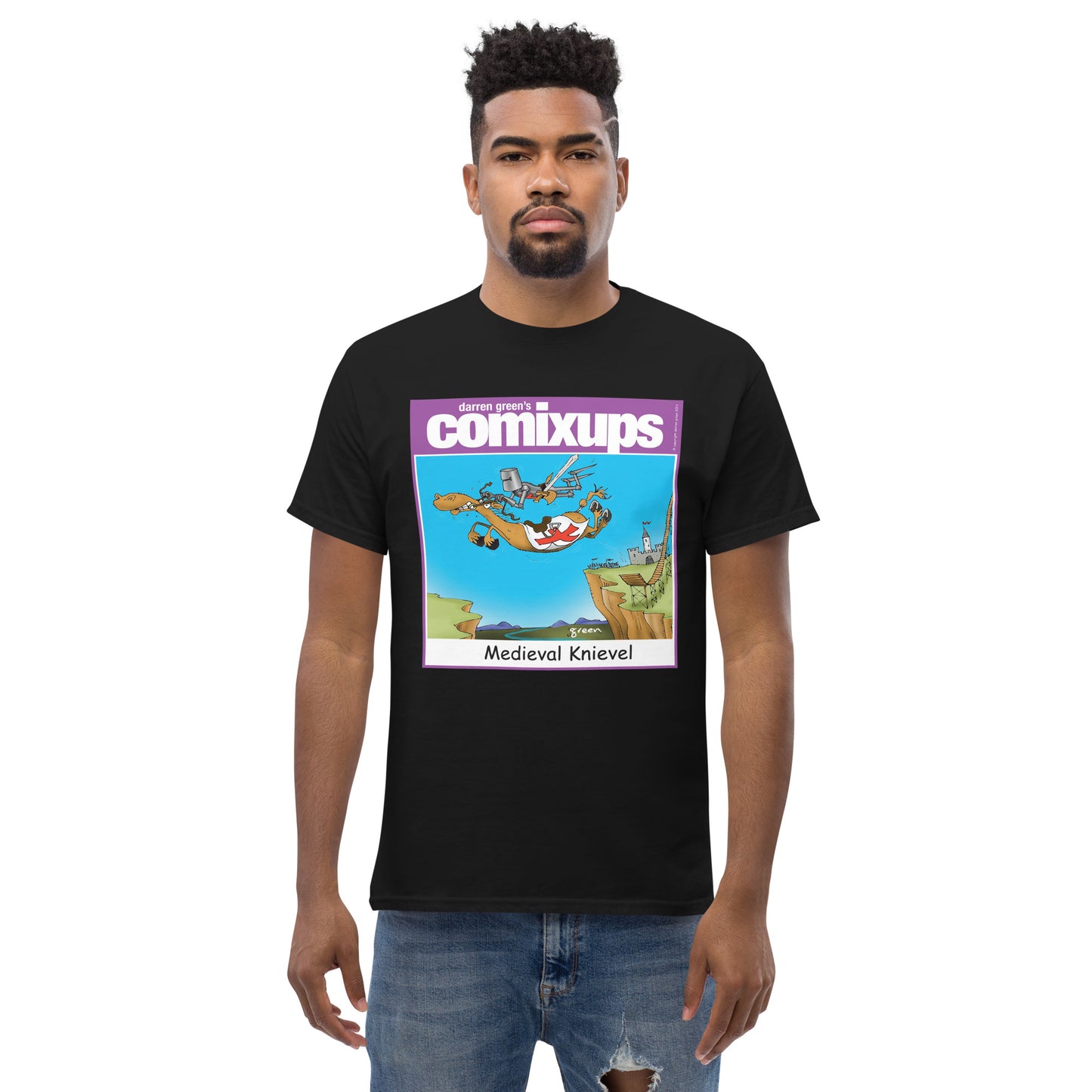 COMIXUPS TSHIRT - MEDIEVAL KNIEVEL