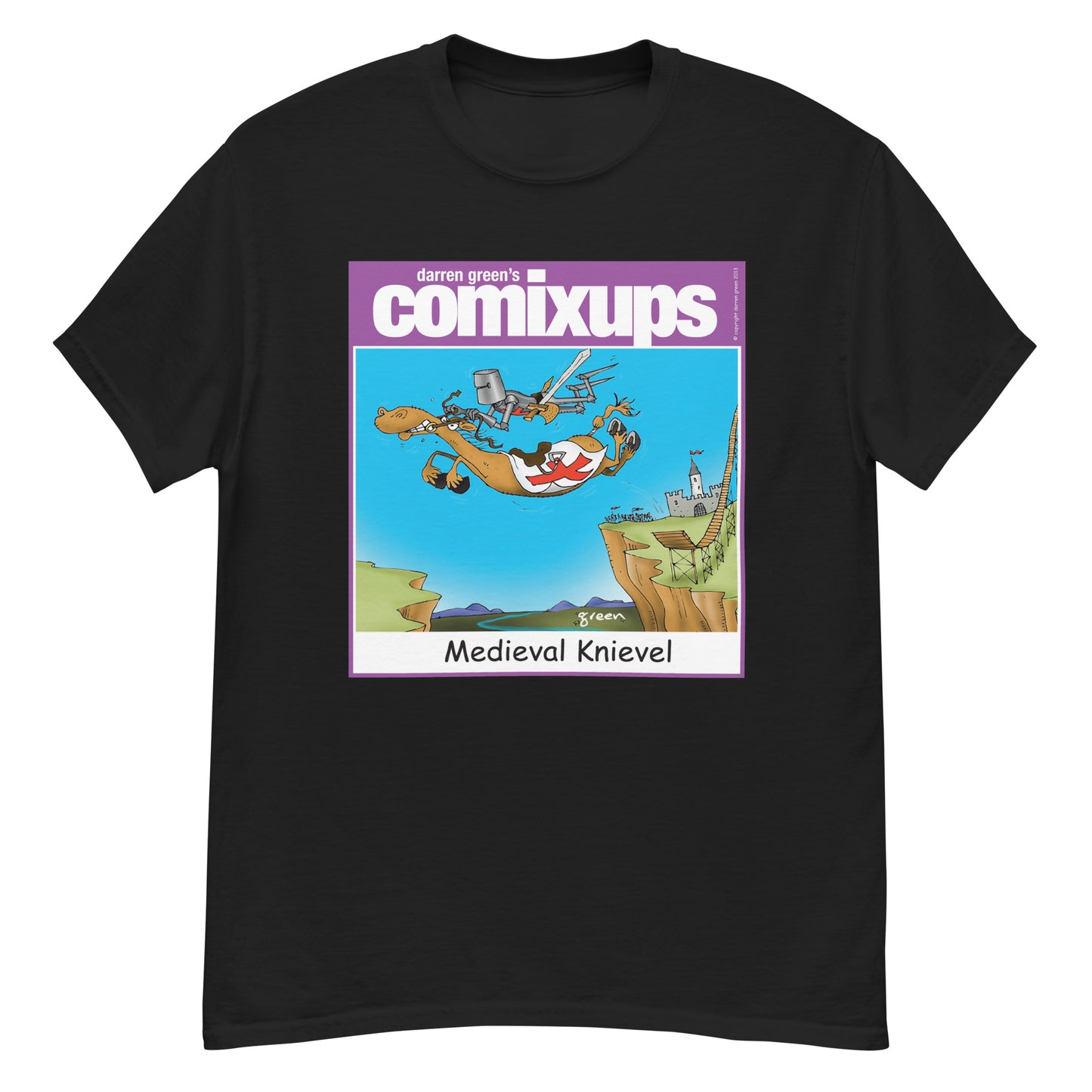 COMIXUPS TSHIRT - MEDIEVAL KNIEVEL