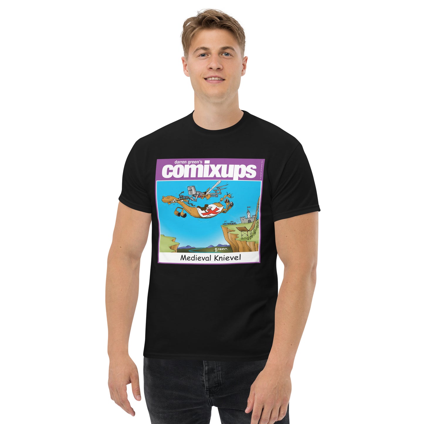 COMIXUPS TSHIRT - MEDIEVAL KNIEVEL