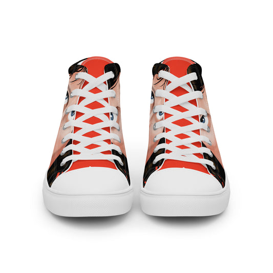 Ultra High top canvas (Mens) 'JIM' shoes by Darren Green