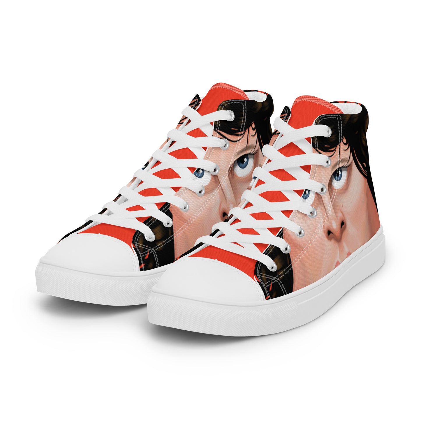 Ultra High top canvas (Mens) 'JIM' shoes by Darren Green