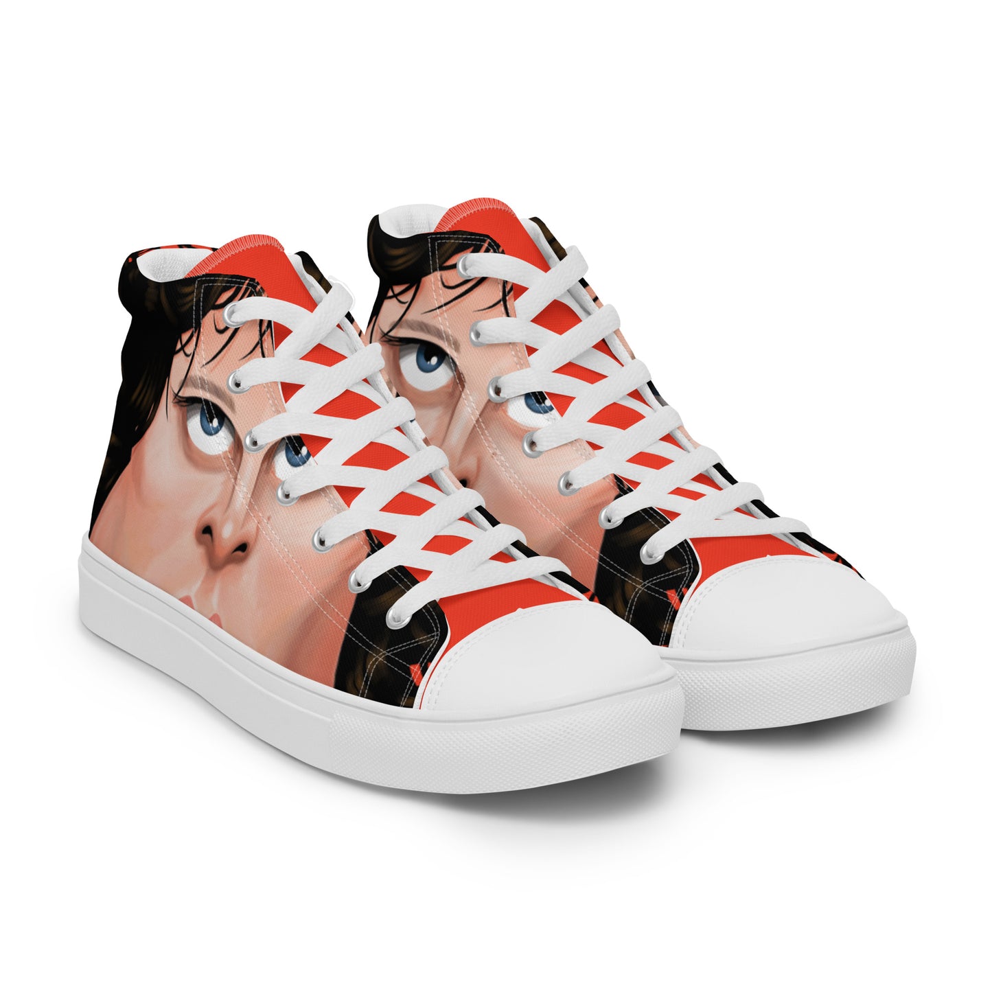 Ultra High top canvas (Mens) 'JIM' shoes by Darren Green