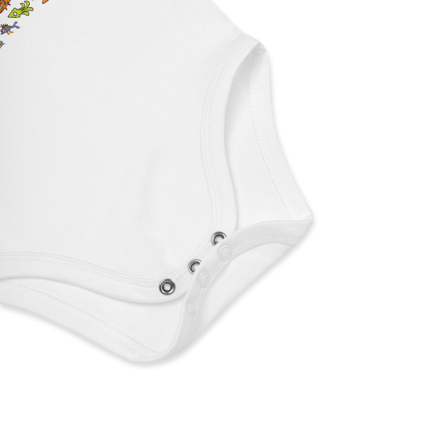 Organic cotton baby bodysuit KOALA KIDS BARRIER REEF SHARK