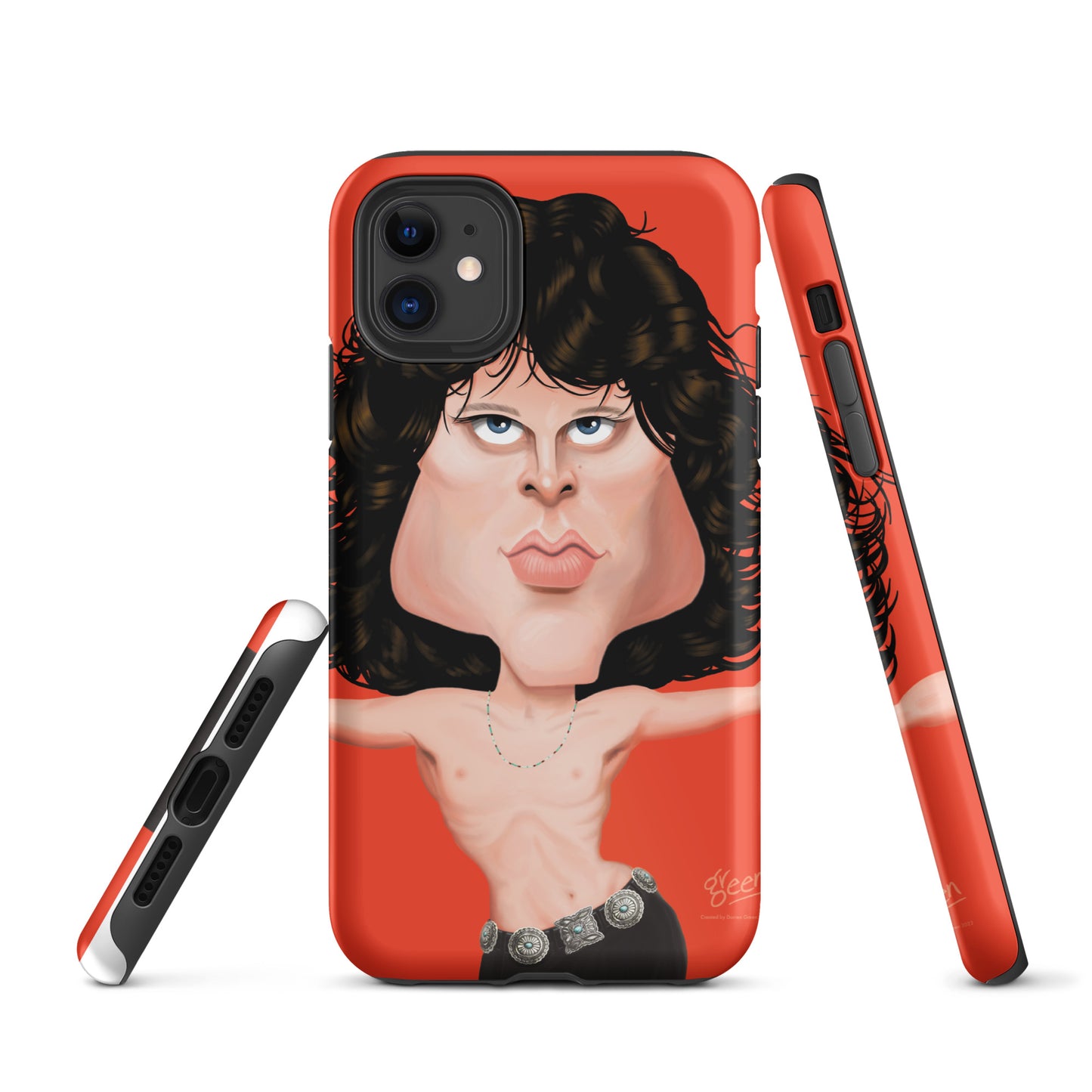 Tough iPhone case - 'Jim' by Darren Green