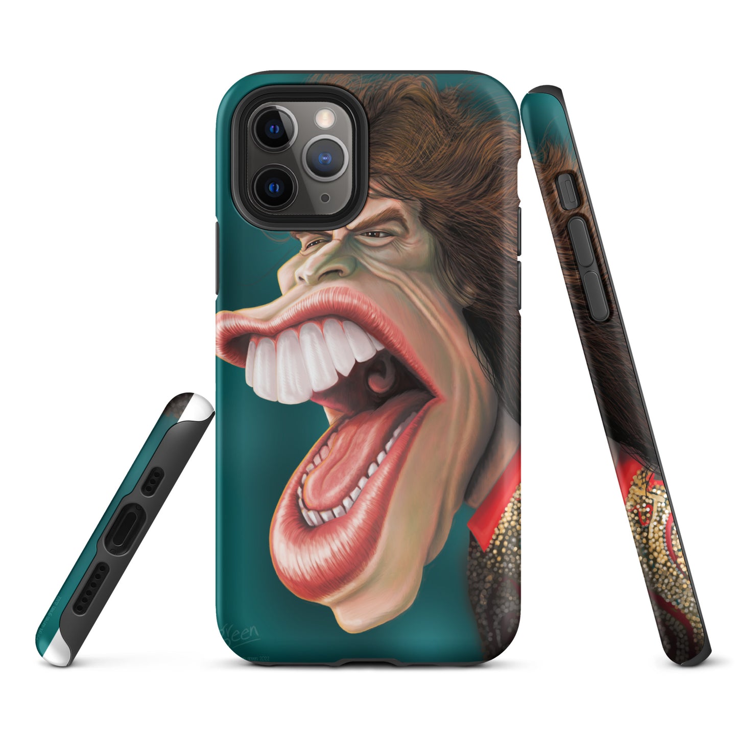 Tough iPhone case -  'Mick'  by Darren Green