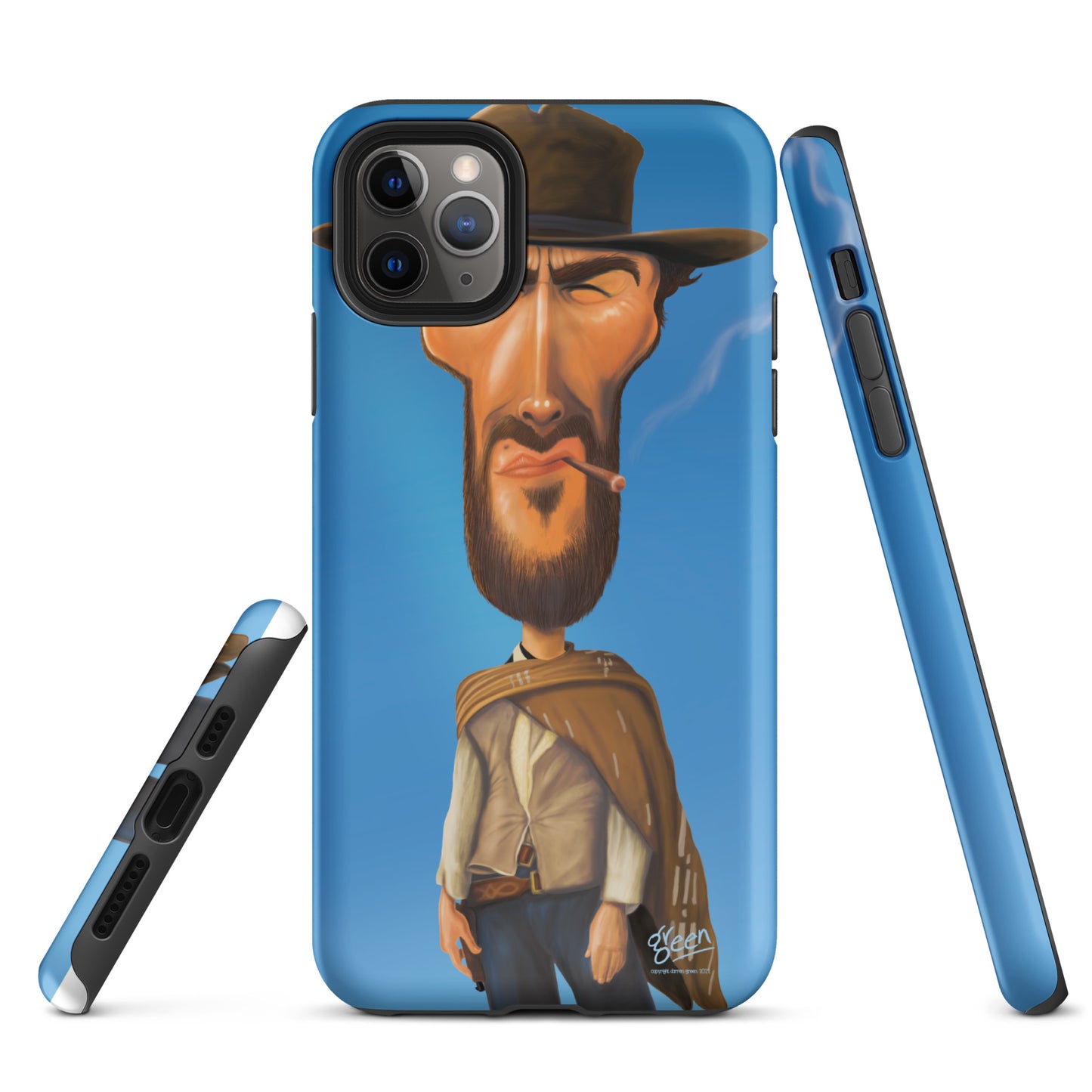 Tough iPhone case - 'Clint' by Darren Green