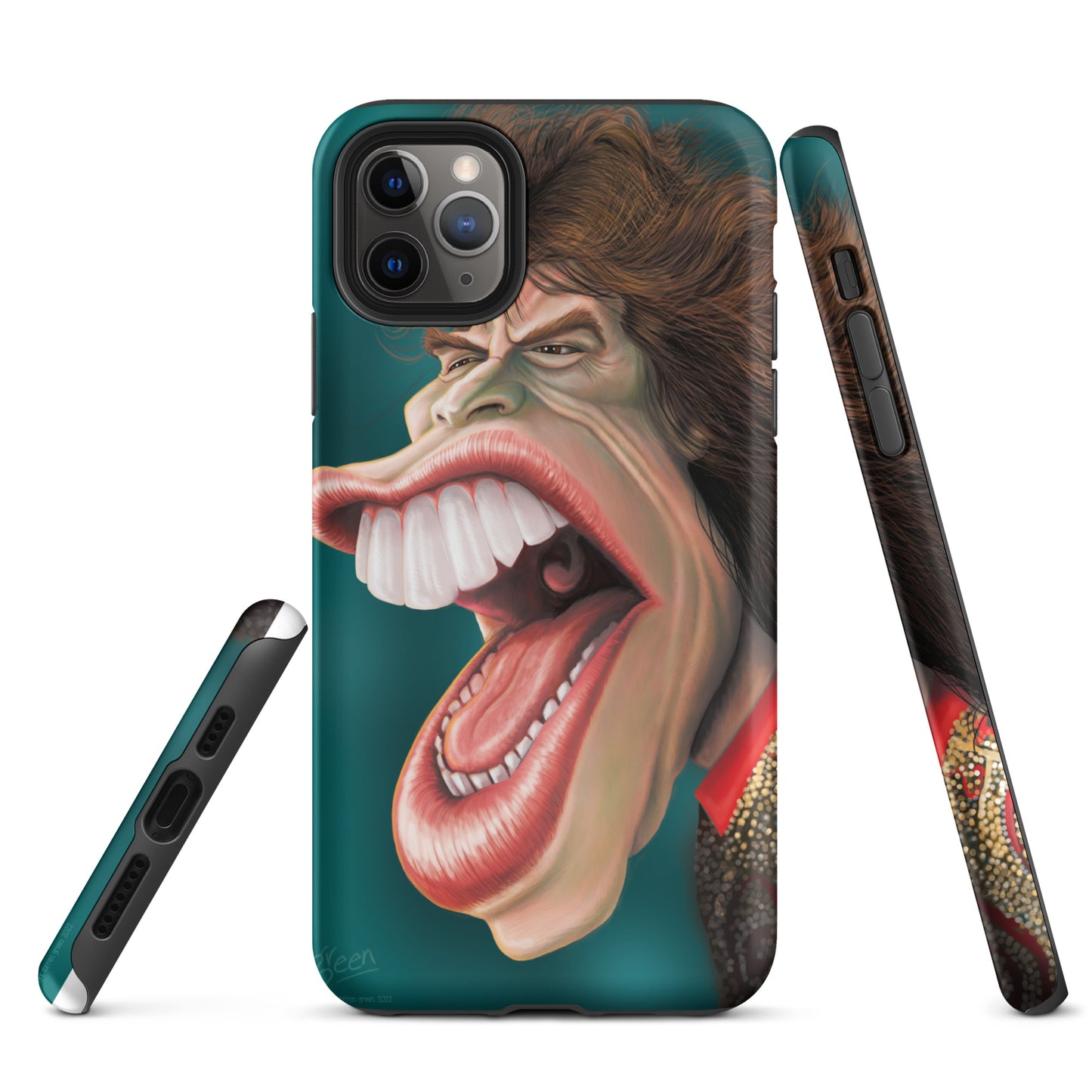 Tough iPhone case -  'Mick'  by Darren Green