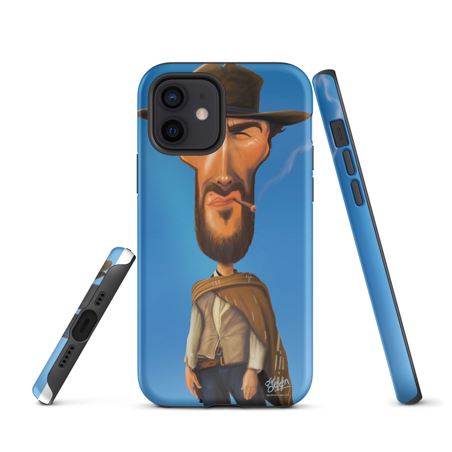 Tough iPhone case - 'Clint' by Darren Green