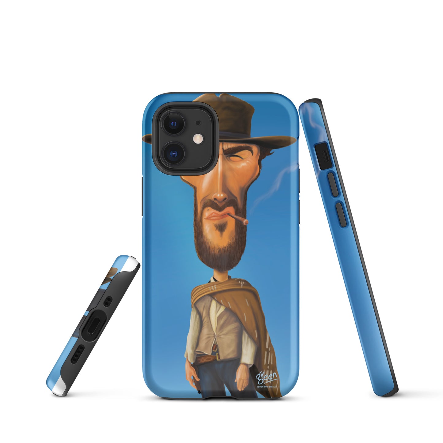 Tough iPhone case - 'Clint' by Darren Green