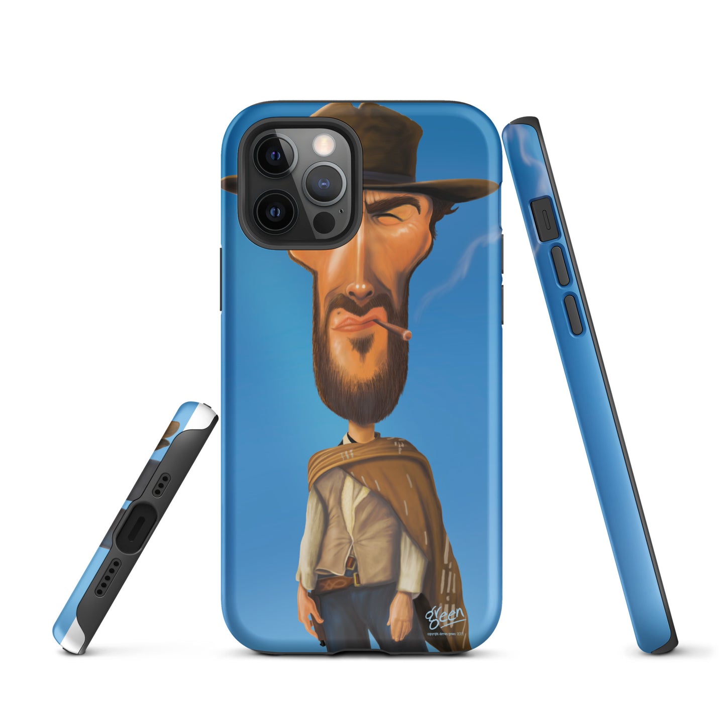 Tough iPhone case - 'Clint' by Darren Green