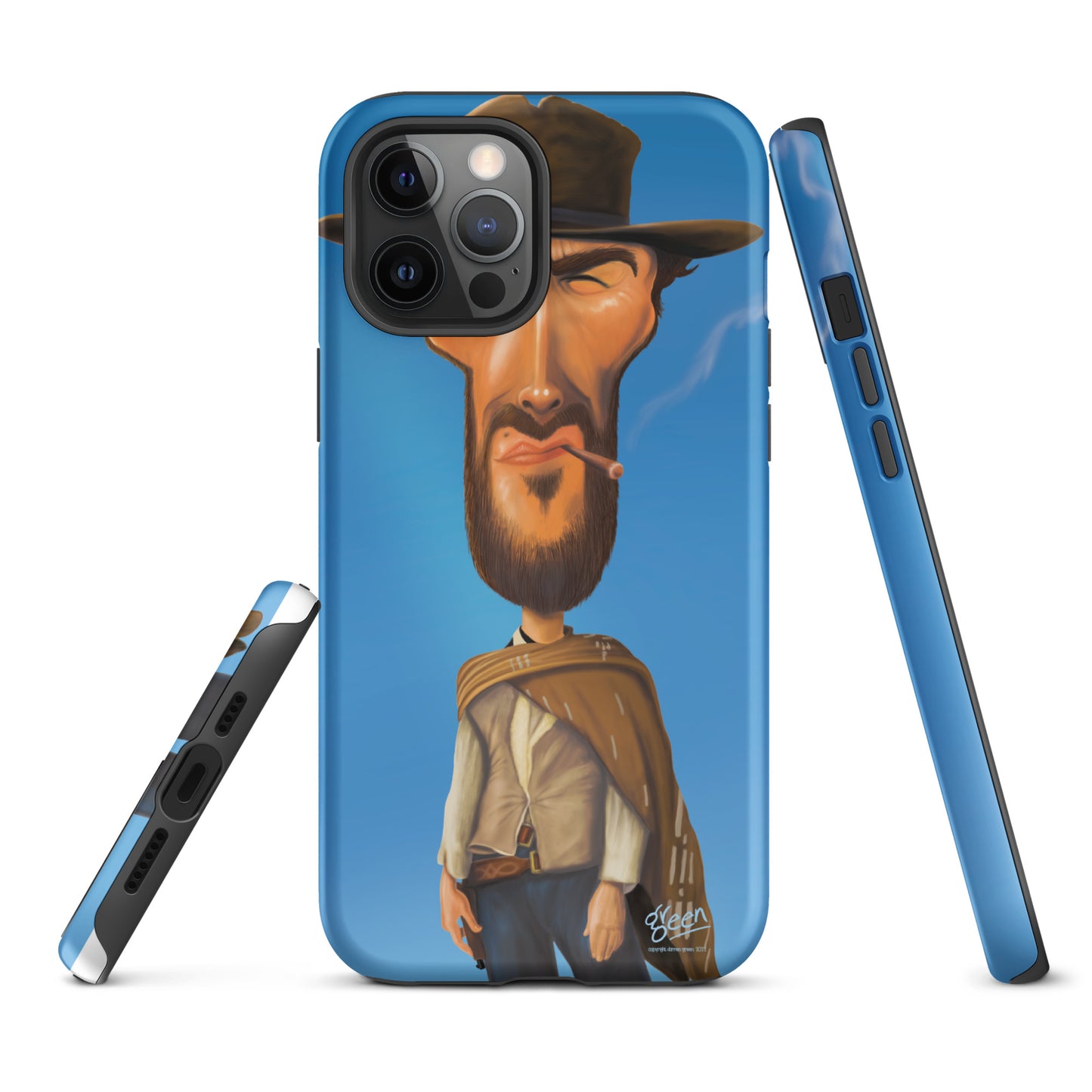 Tough iPhone case - 'Clint' by Darren Green