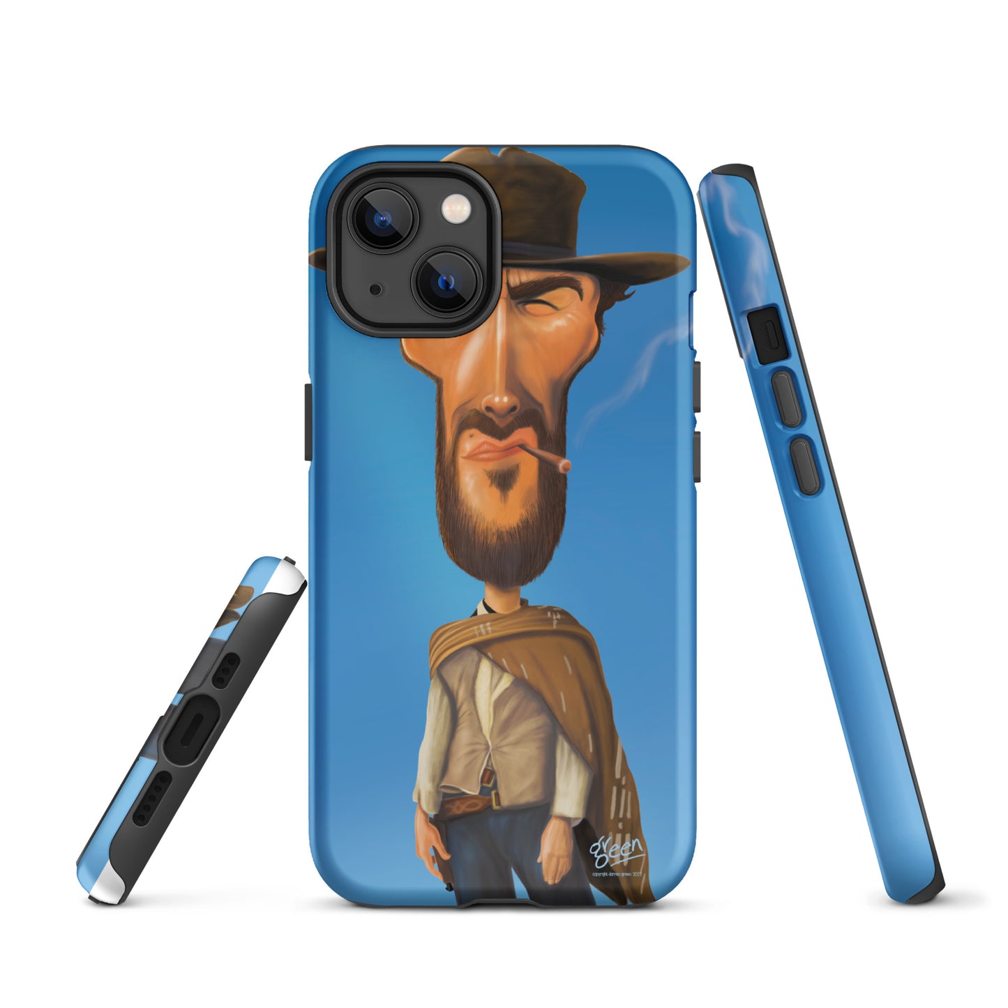 Tough iPhone case - 'Clint' by Darren Green