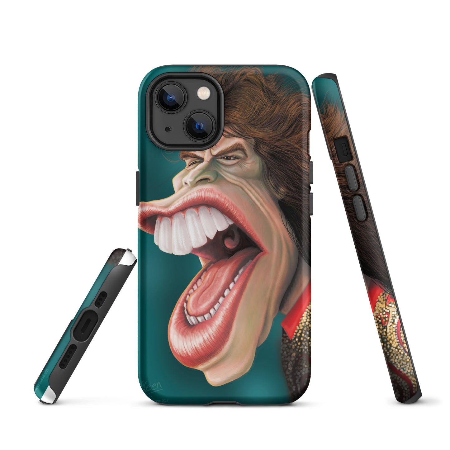 Tough iPhone case -  'Mick'  by Darren Green