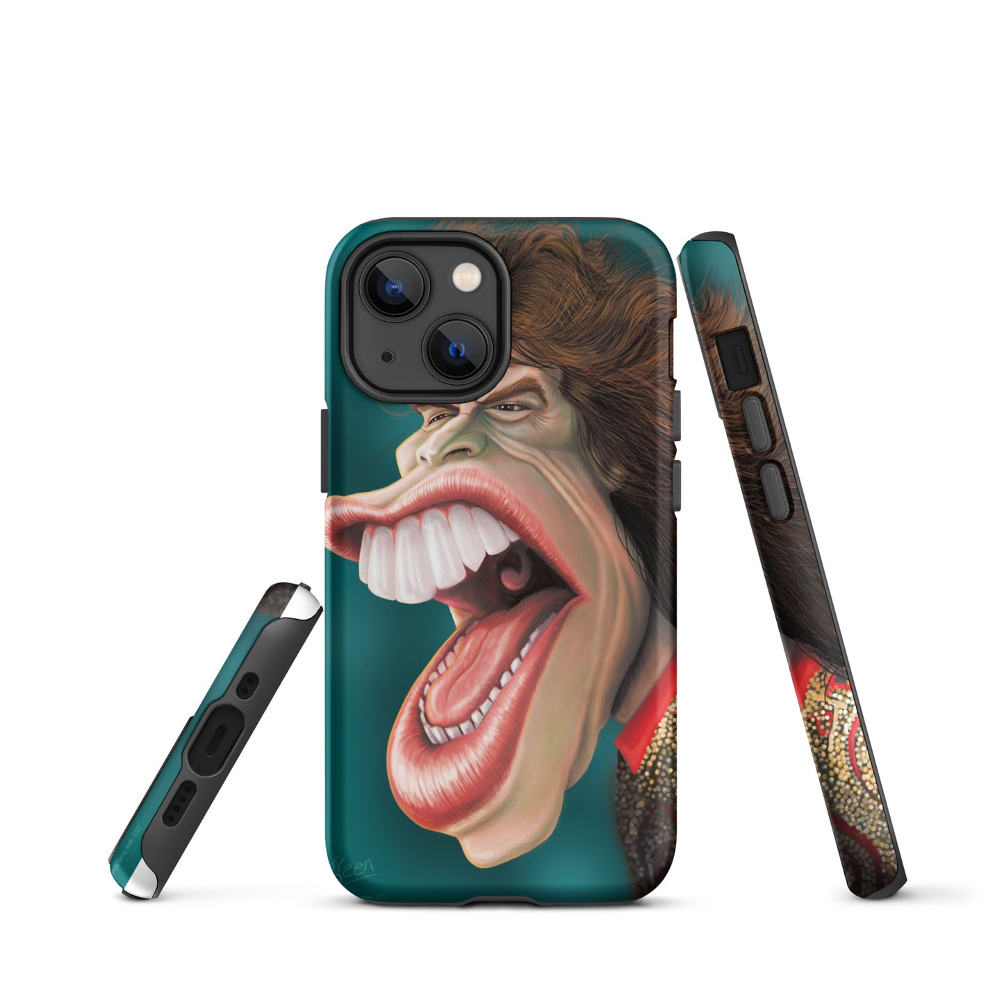 Tough iPhone case -  'Mick'  by Darren Green