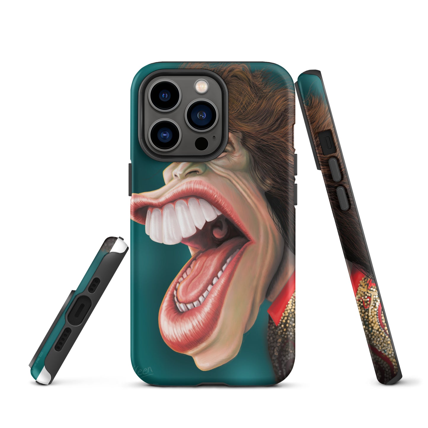 Tough iPhone case -  'Mick'  by Darren Green