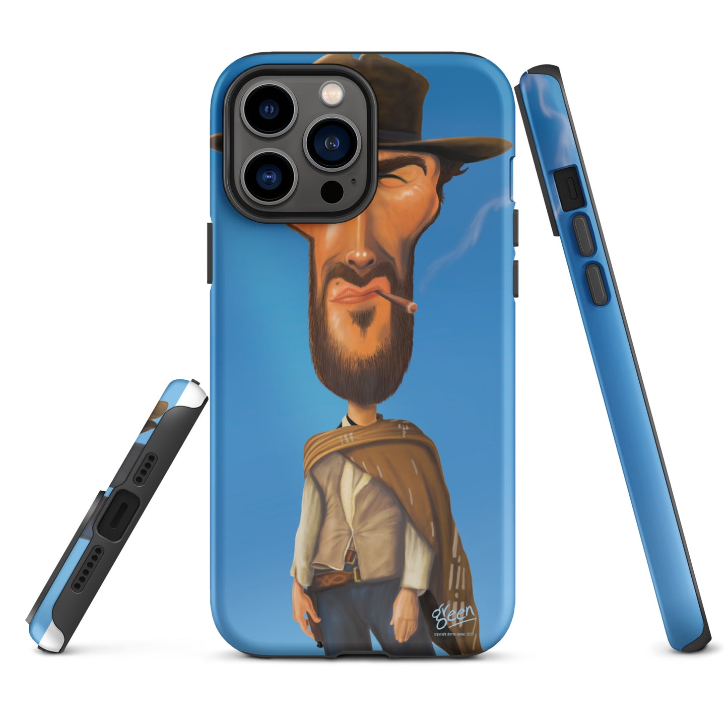 Tough iPhone case - 'Clint' by Darren Green