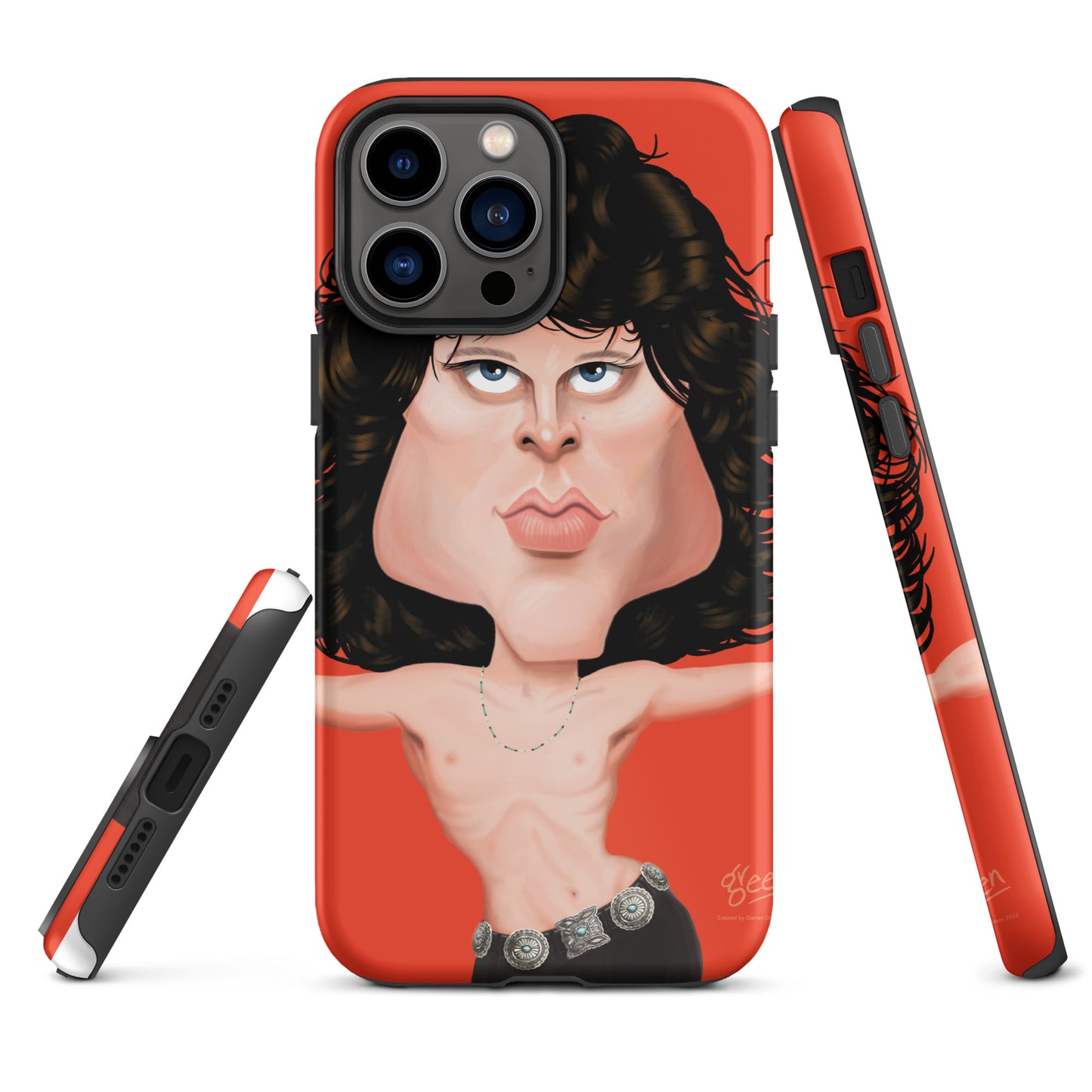 Tough iPhone case - 'Jim' by Darren Green