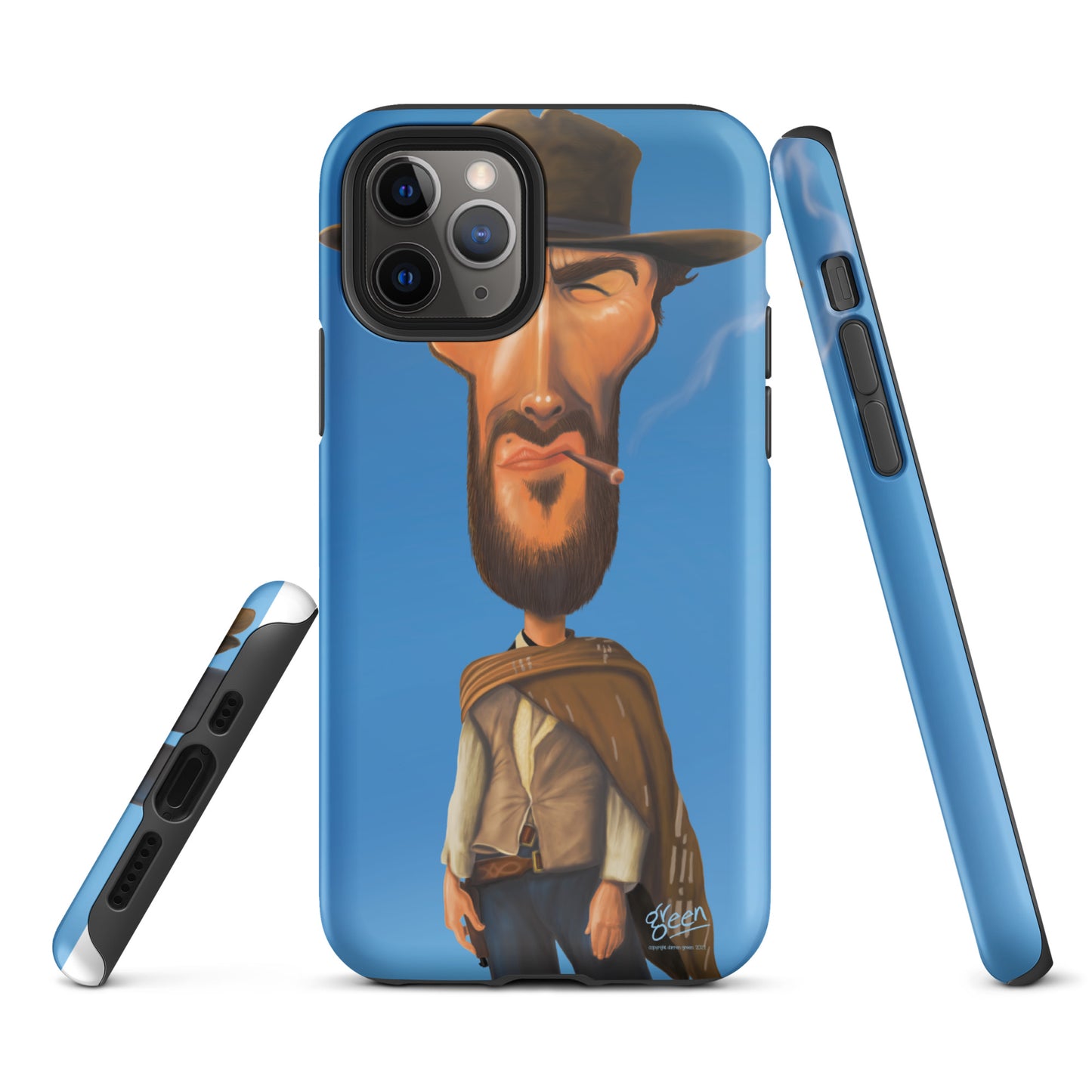 Tough iPhone case - 'Clint' by Darren Green