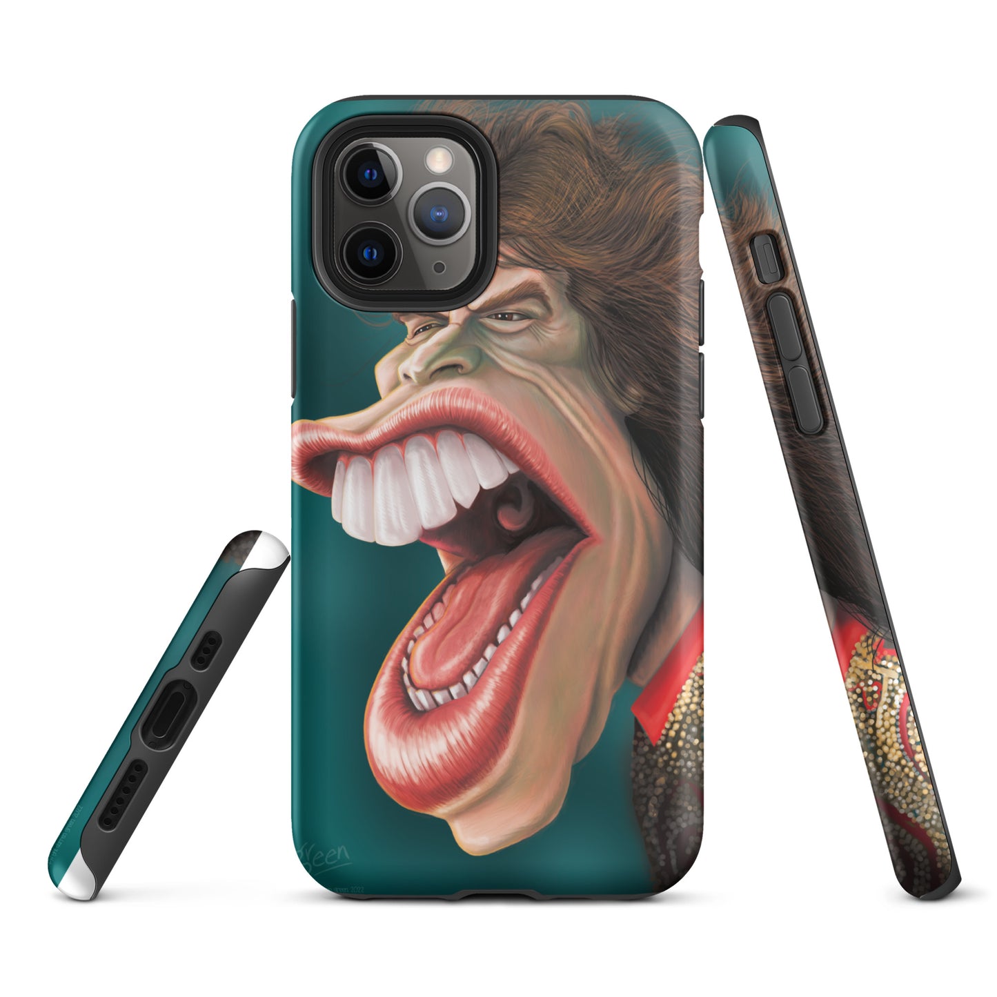 Tough iPhone case -  'Mick'  by Darren Green