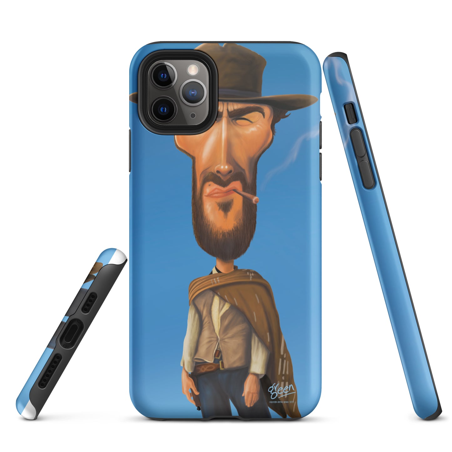 Tough iPhone case - 'Clint' by Darren Green