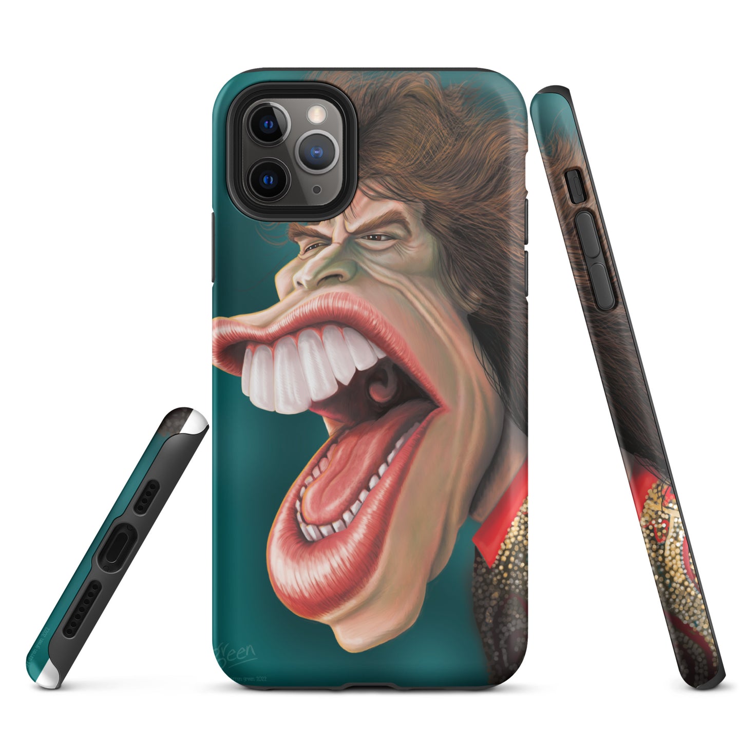 Tough iPhone case -  'Mick'  by Darren Green