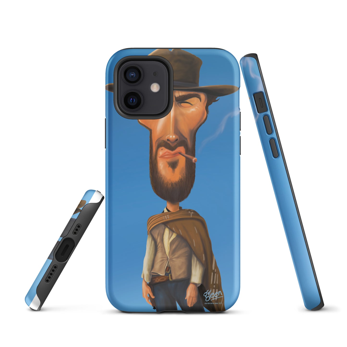 Tough iPhone case - 'Clint' by Darren Green