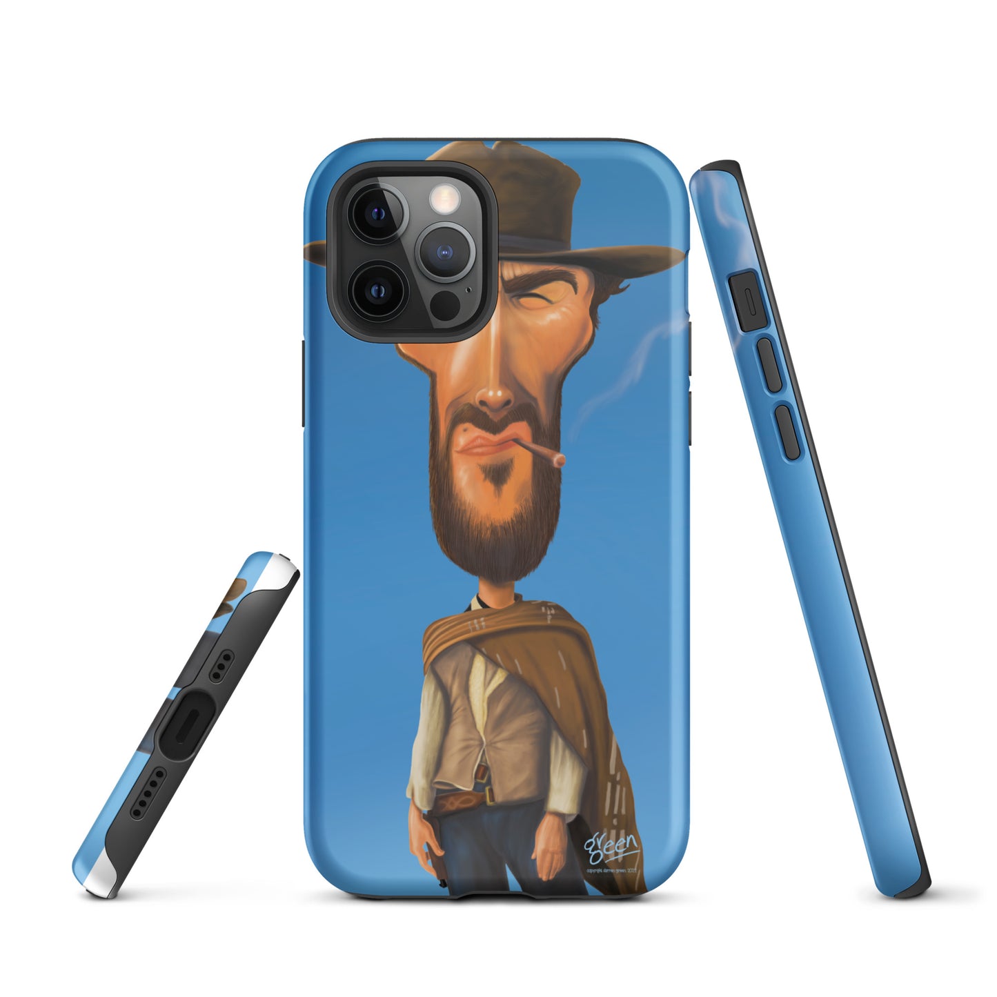 Tough iPhone case - 'Clint' by Darren Green