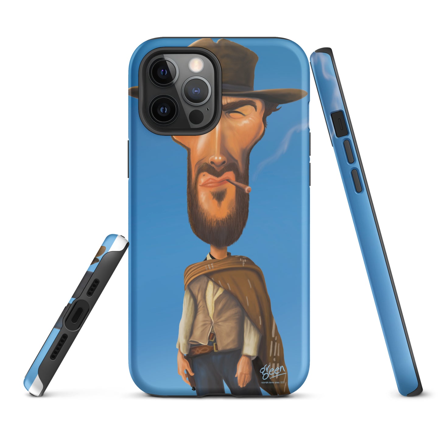 Tough iPhone case - 'Clint' by Darren Green