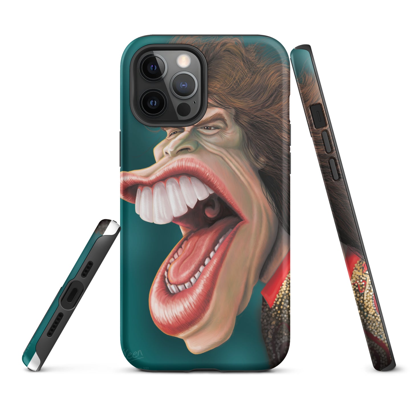 Tough iPhone case -  'Mick'  by Darren Green