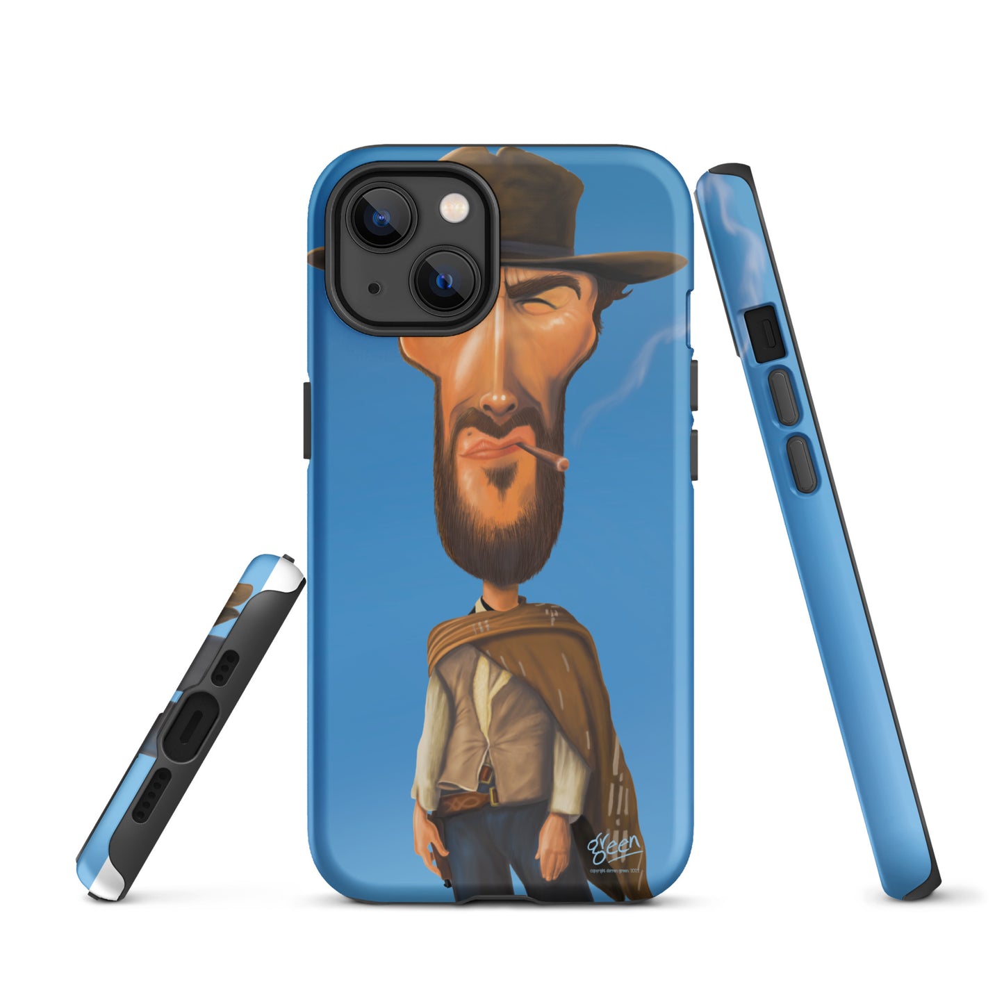 Tough iPhone case - 'Clint' by Darren Green