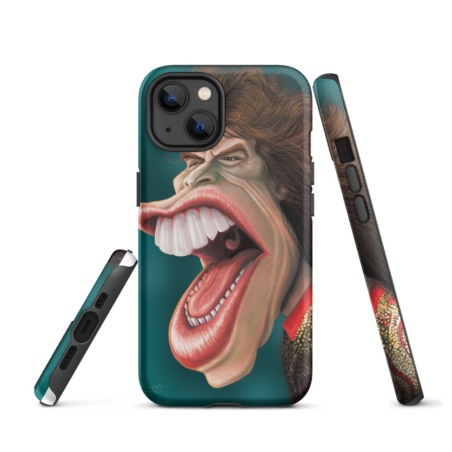 Tough iPhone case -  'Mick'  by Darren Green