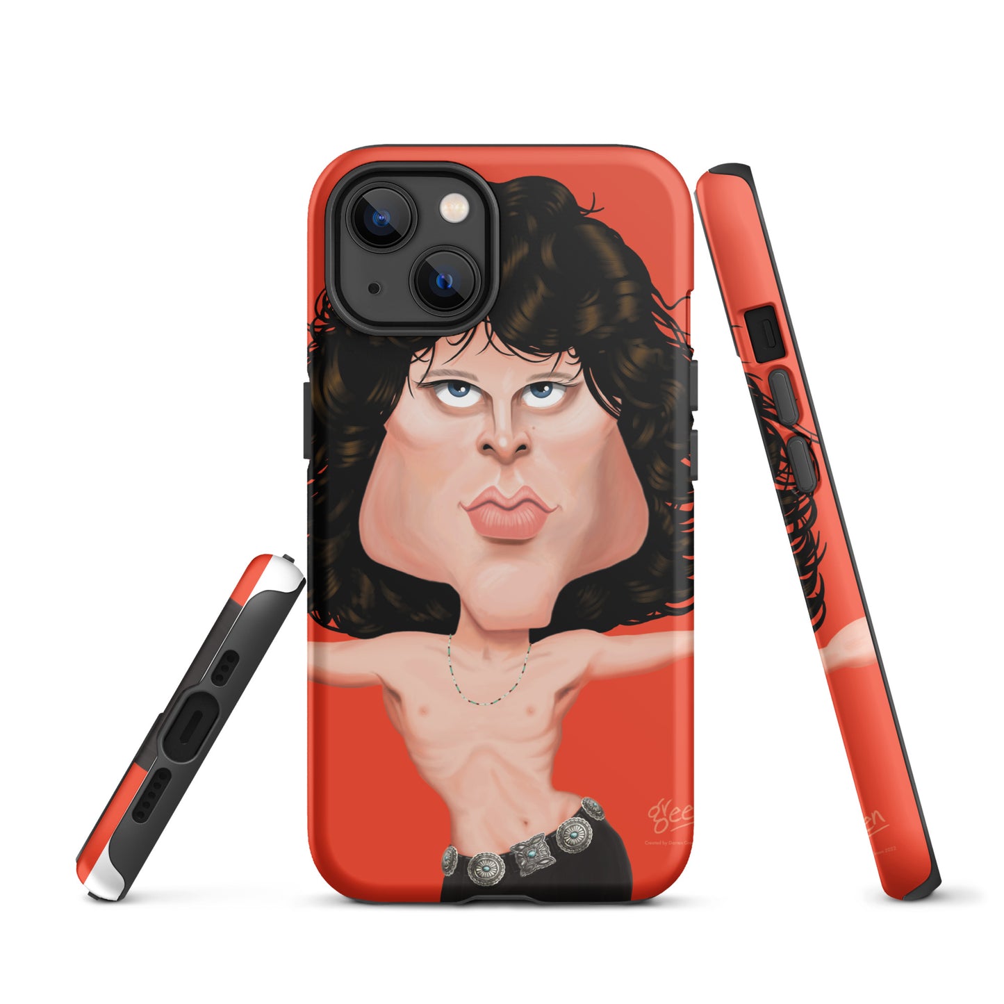 Tough iPhone case - 'Jim' by Darren Green