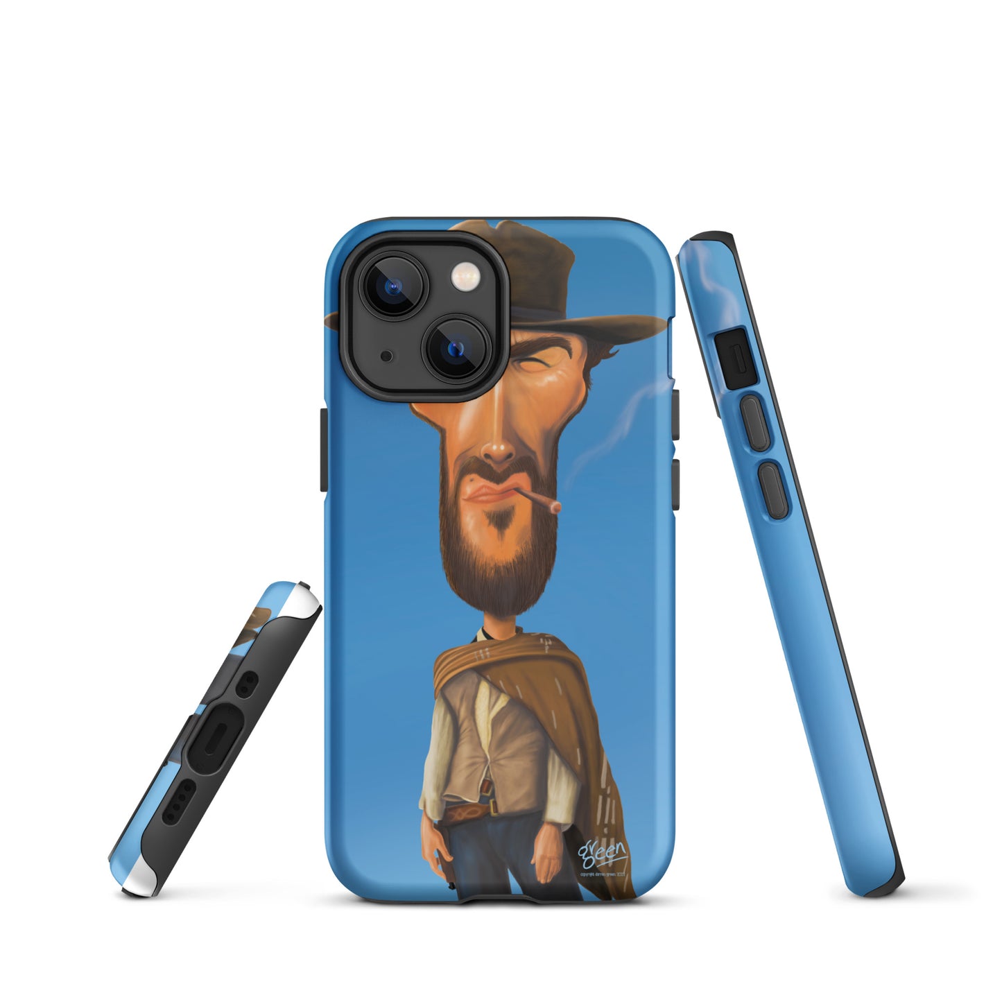 Tough iPhone case - 'Clint' by Darren Green