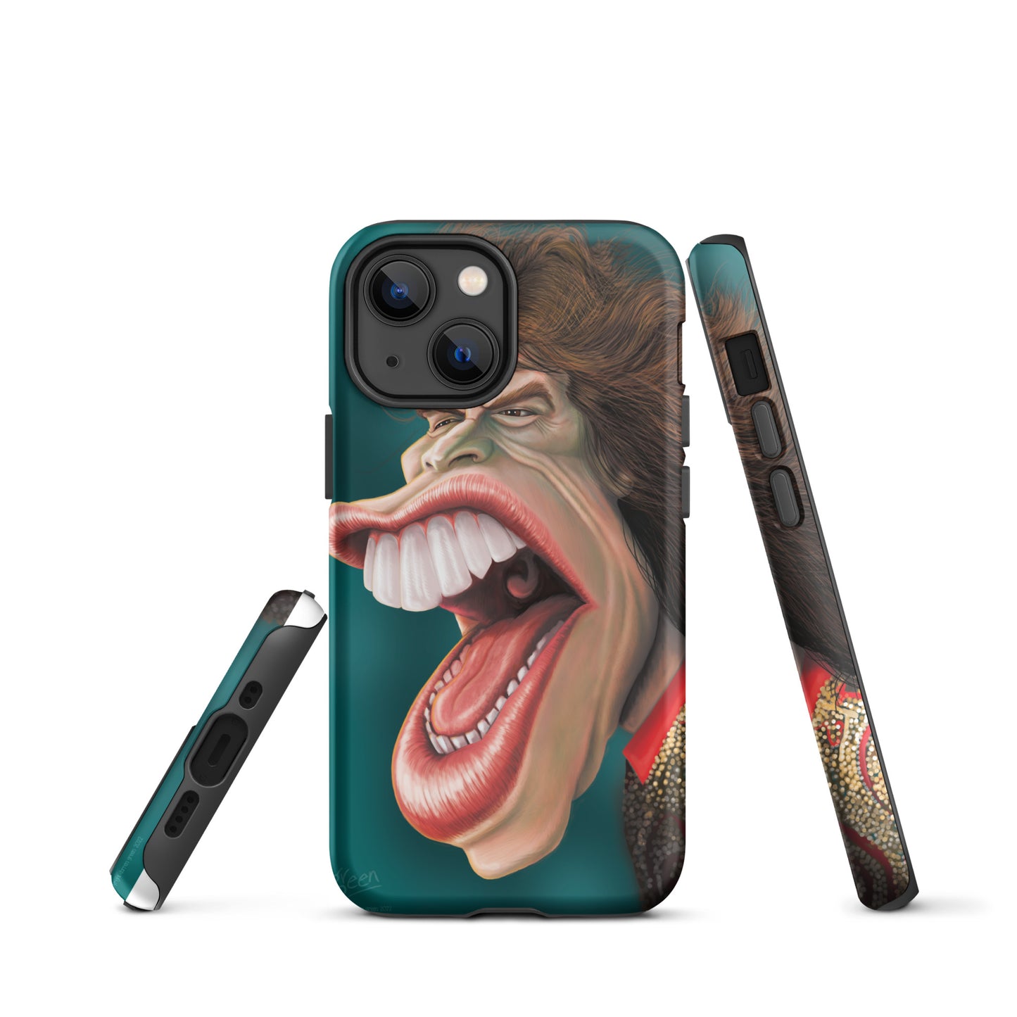 Tough iPhone case -  'Mick'  by Darren Green