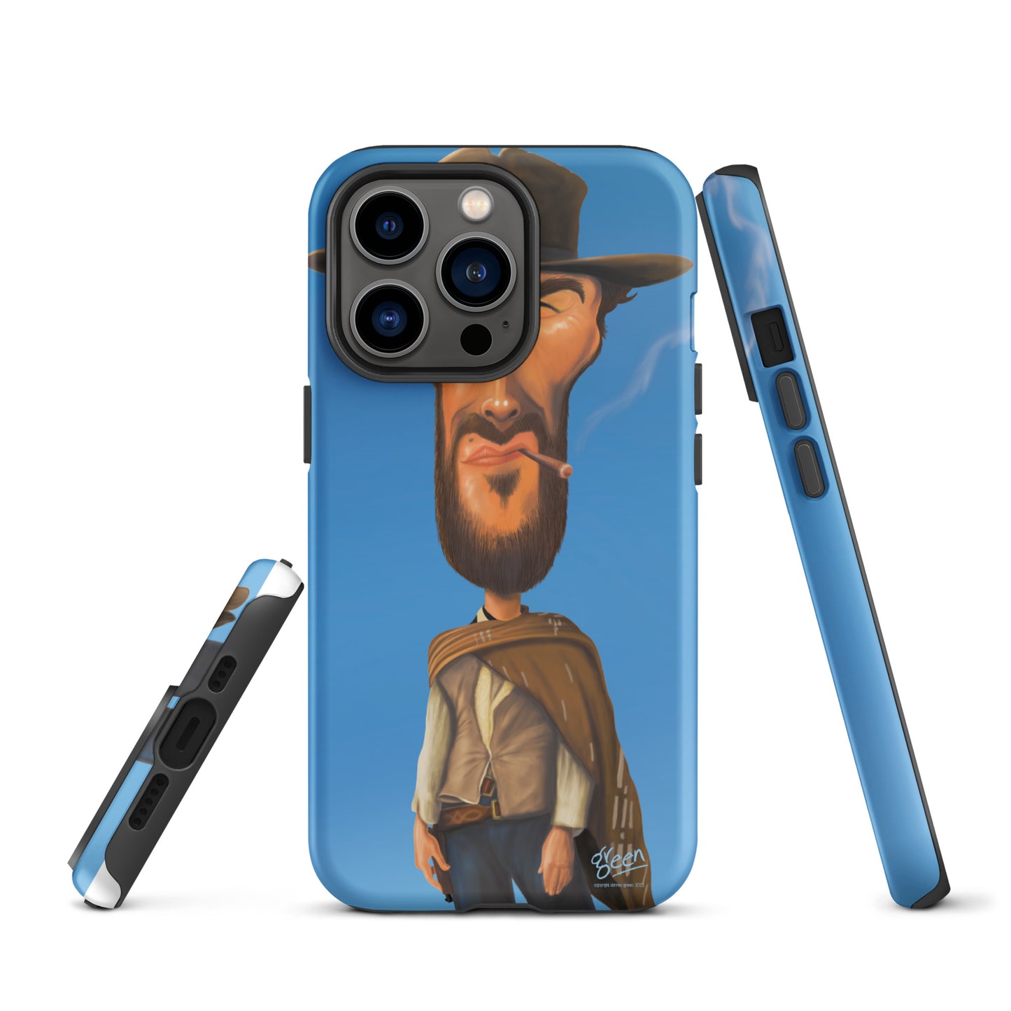 Tough iPhone case - 'Clint' by Darren Green