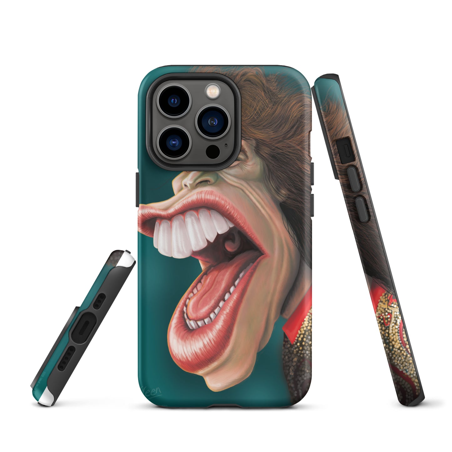 Tough iPhone case -  'Mick'  by Darren Green