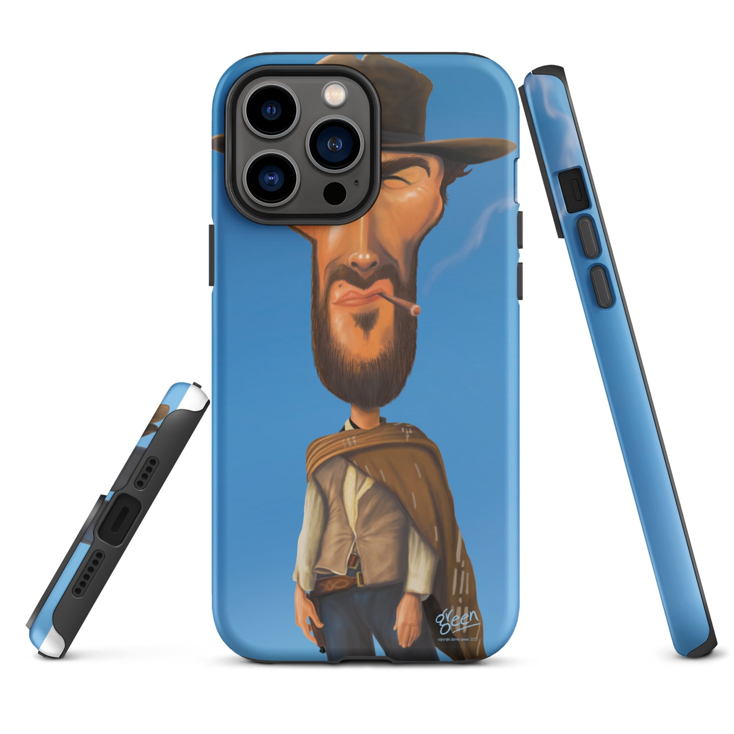 Tough iPhone case - 'Clint' by Darren Green