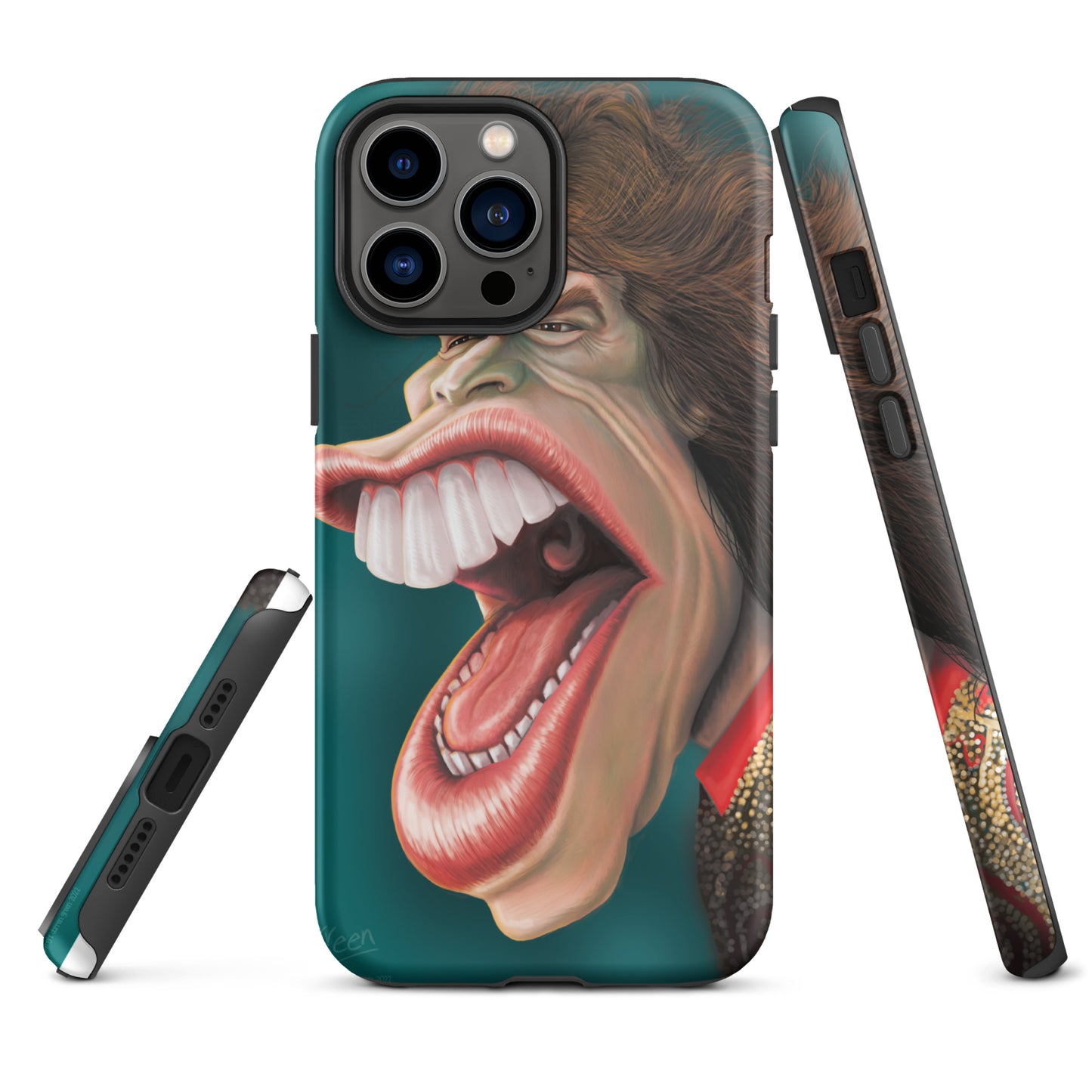 Tough iPhone case -  'Mick'  by Darren Green