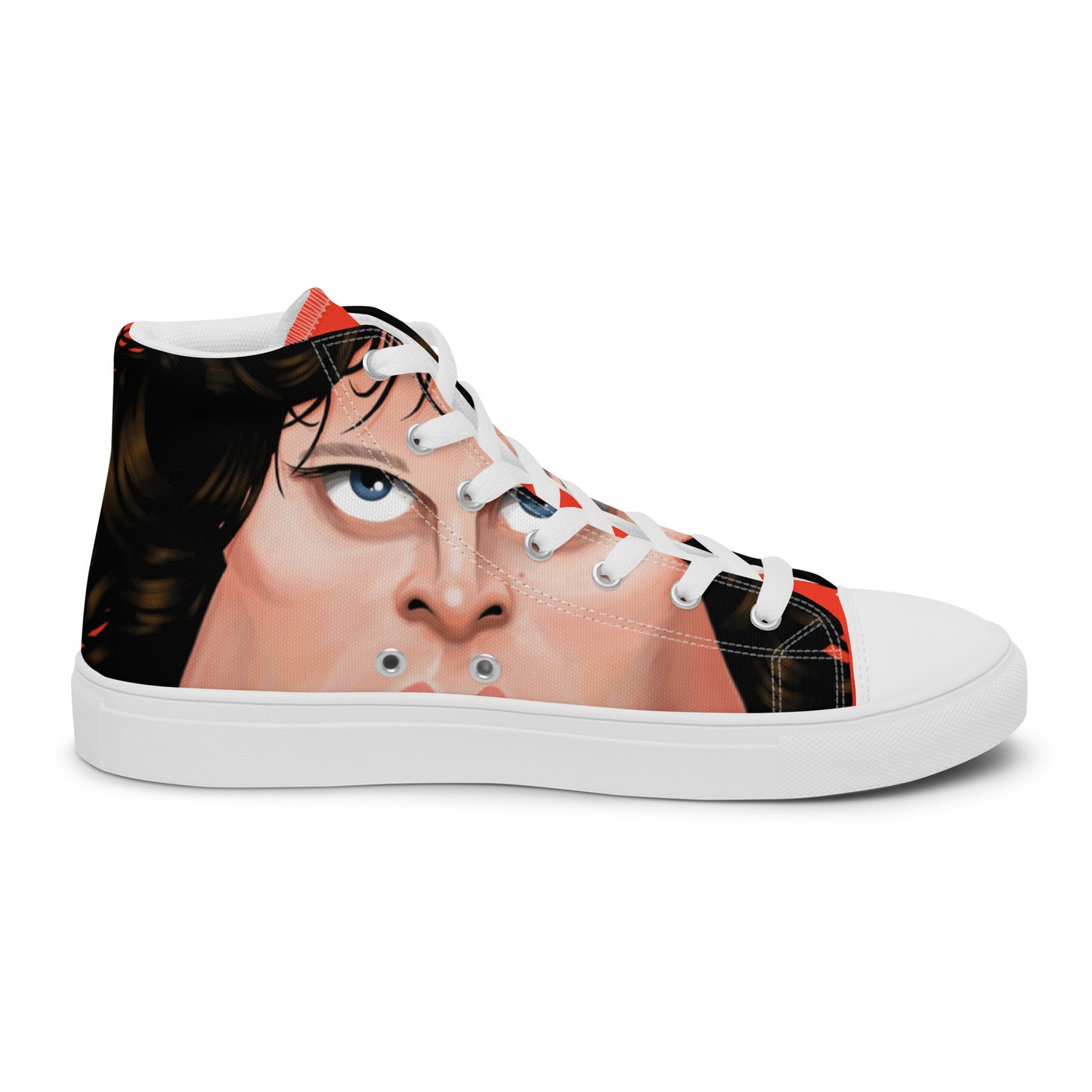 Ultra High top canvas (Womens) 'JIM' shoes by Darren Green