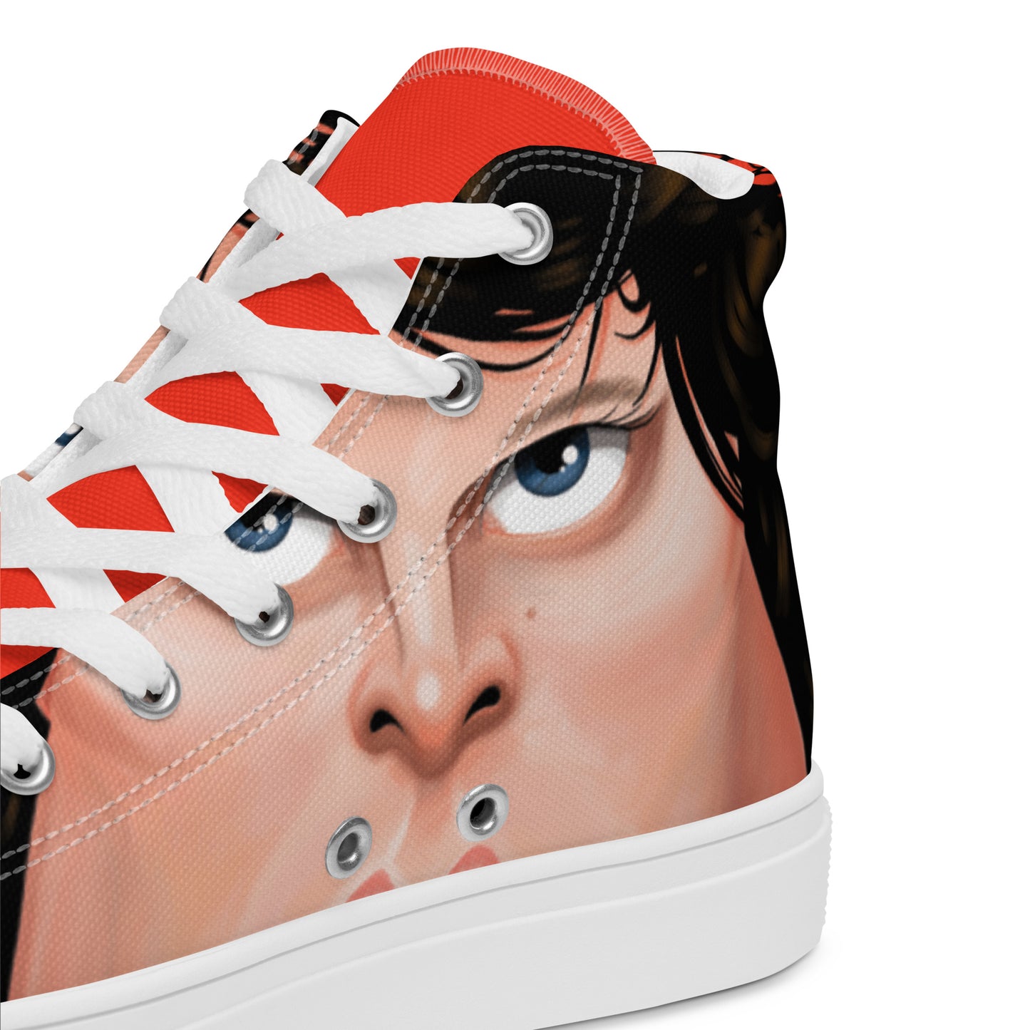 Ultra High top canvas (Womens) 'JIM' shoes by Darren Green